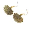 Dangling Fan Design Earrings