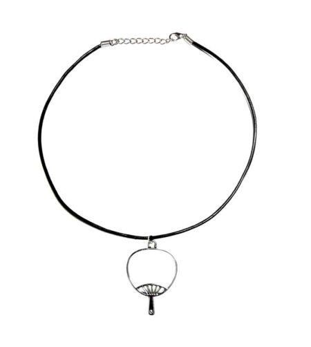 Fixed Fan Hollow Design Chocker Silver Necklace