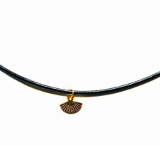 Miniature Fan Shell Necklace Gold