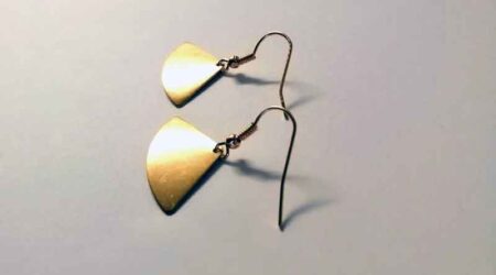 Smooth Fan Bell Earrings