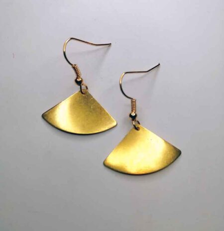 Smooth Fan Bell Earrings